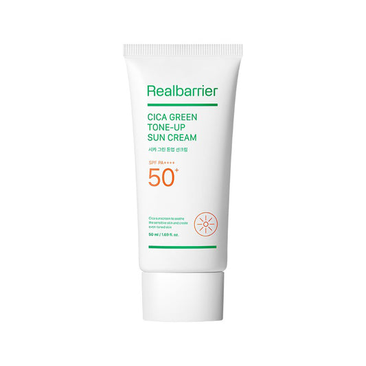 [Realbarrier] Cica Green Tone-Up Sun Cream 50ml (SPF50+, PA++++)